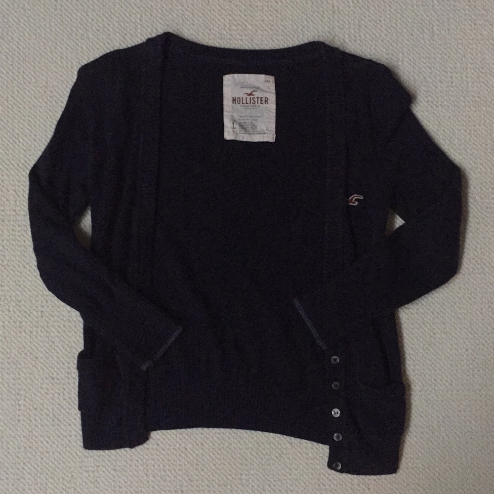 Girls Navy Blue Cardigan